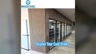 ตู้แช่ซุปเปอร์มาร์เก็ตสำหรับเบียร์และเครื่องดื่ม